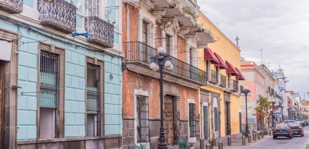 Colorful,Colonial,Streets,Of,Puebla,,Mexico.,Vibrant,Architecture,,Cultural,Heritage,