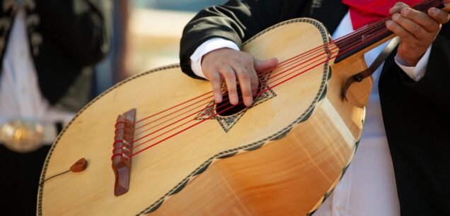Close,Up,Of,Guitarron,-,National,Mexican,Mariachi,Band,Instrument