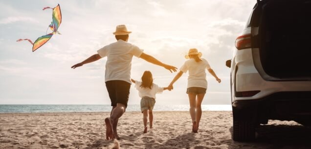 Family,Happy,Traveling,Enjoy,In,Vacation,With,Car,Travel,Driving