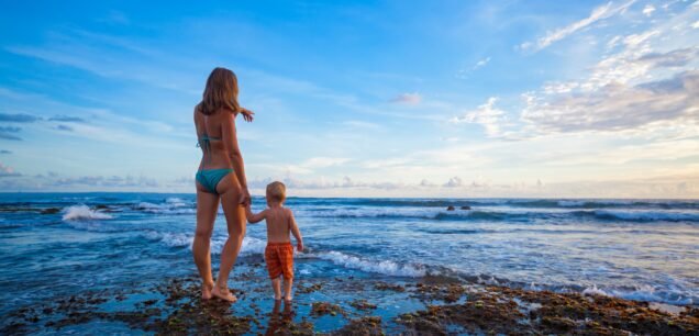 Happy,Family,Holidays.,Joyful,Mother,,Baby,Son,Walk,With,Fun